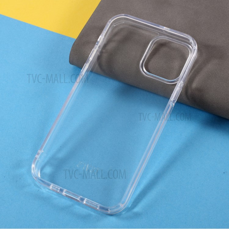 TGVI'S Len Series Transparent Soft TPU+PC Hybrid Case Cell Phone Back Cover Shell for iPhone 12 Pro Max-6