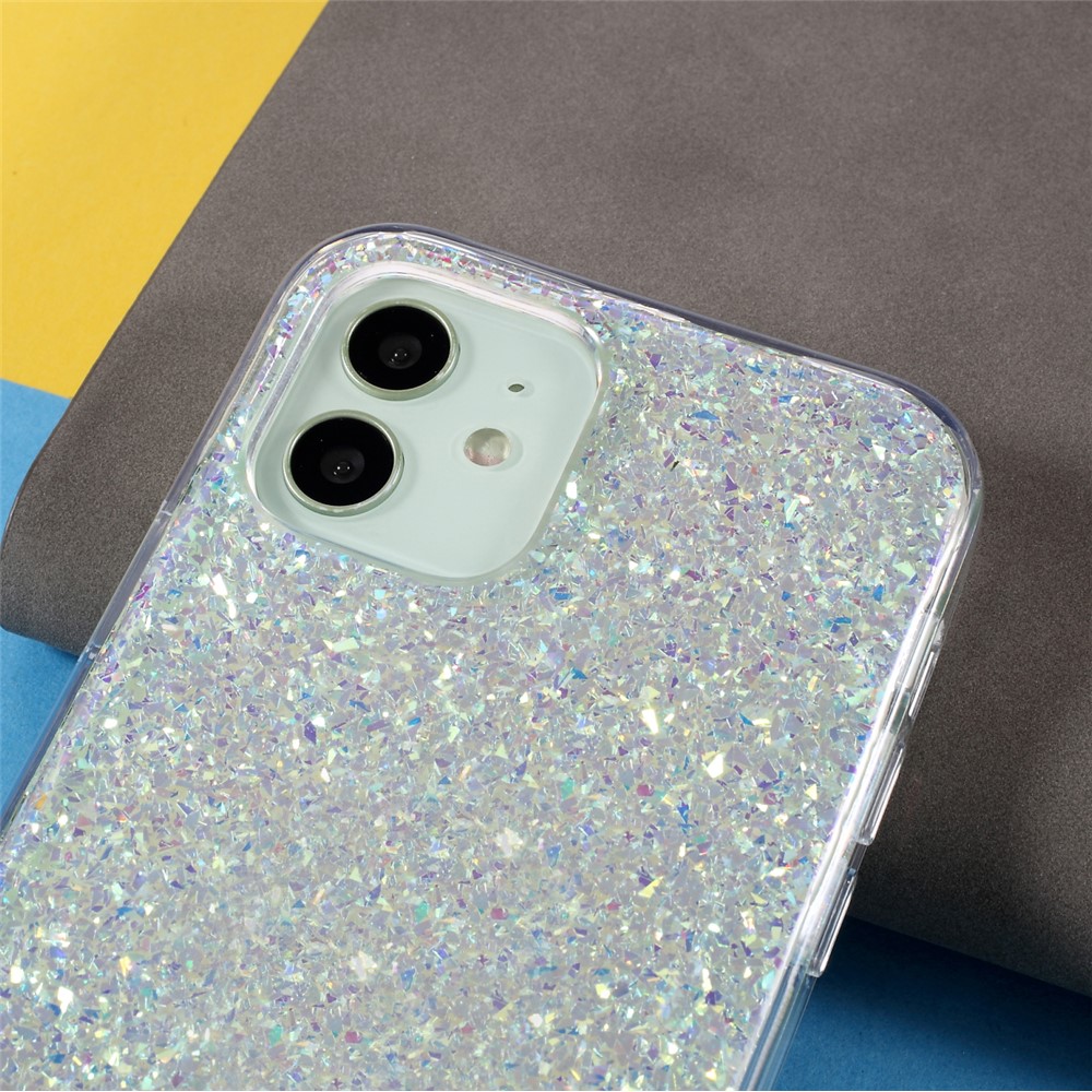 DFANS Space Star Series PC+TPU Hybrid Case for iPhone 12 6.1 inch/12 Pro 6.1 inch Cell Phone Back Cover - Colorful-4