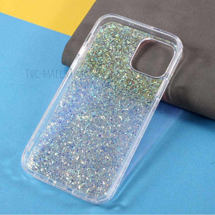 DFANS Space Star Series PC+TPU Hybrid Cover Mobile Phone Case Protector for iPhone 12 Pro Max 6.7 inch -Colorful-6