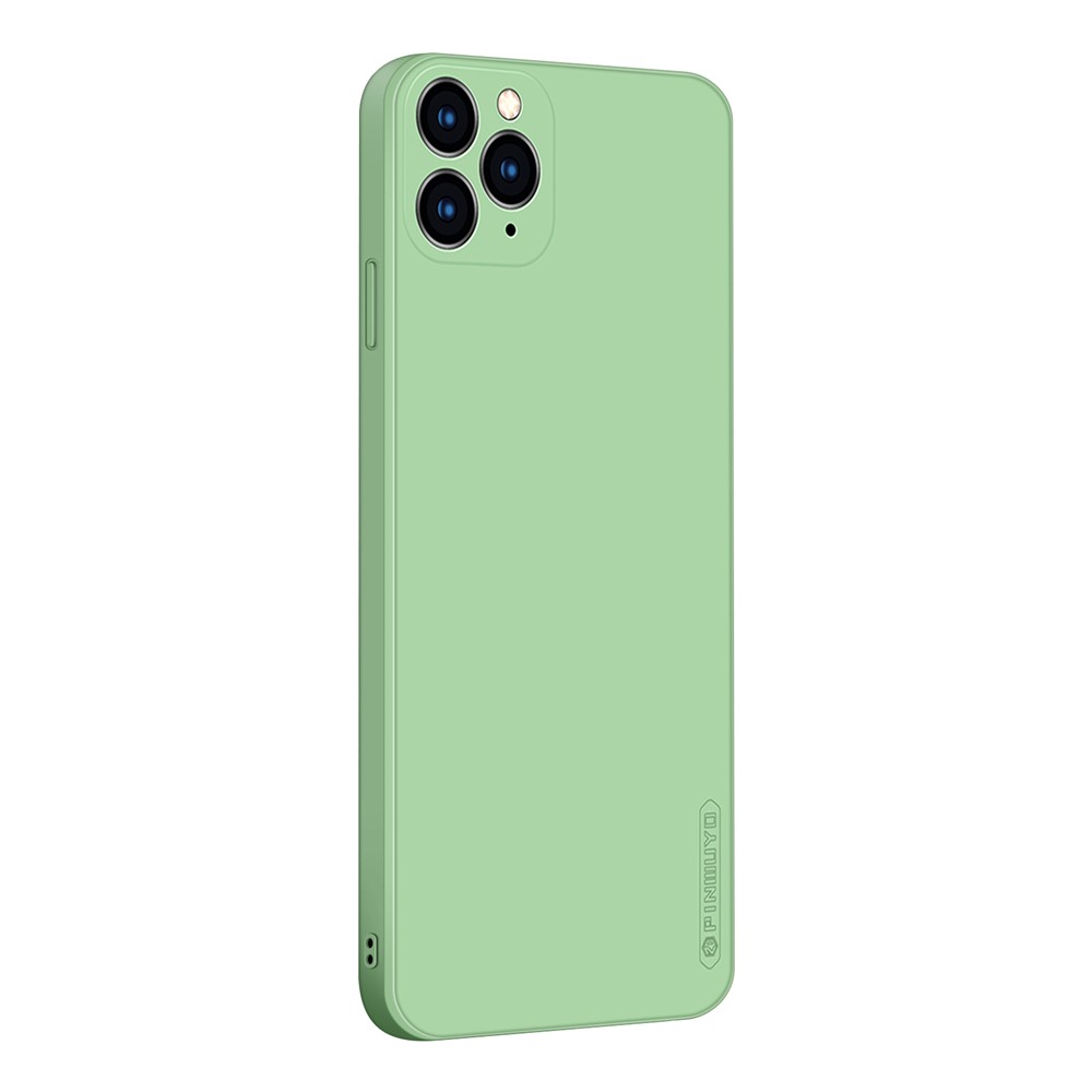 PINWUYO Soft Silicone Precise Cut-Out Cell Phone Case Cover Protector for iPhone 11 Pro Max - Green