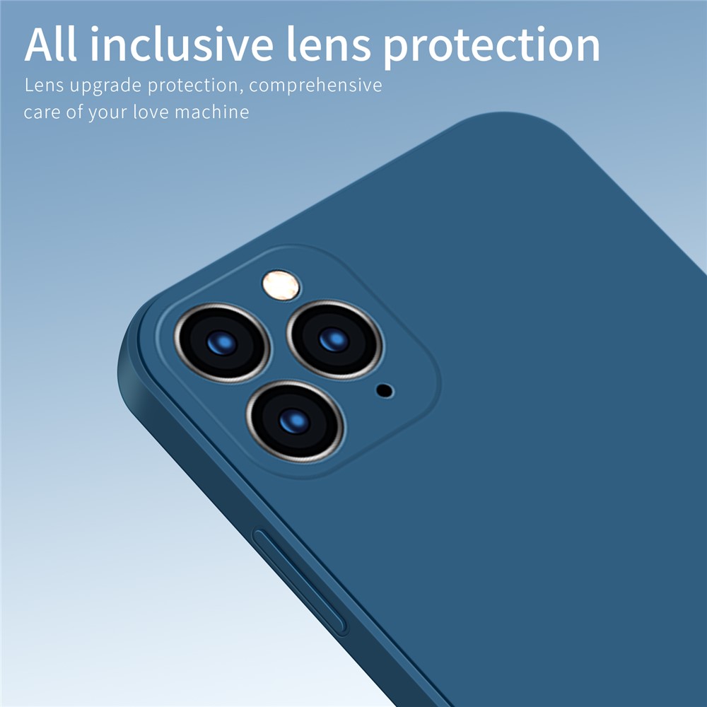 PINWUYO Flexible TPU Silicone Mobile Phone Back Case Cover for iPhone 11 Pro - Blue-5