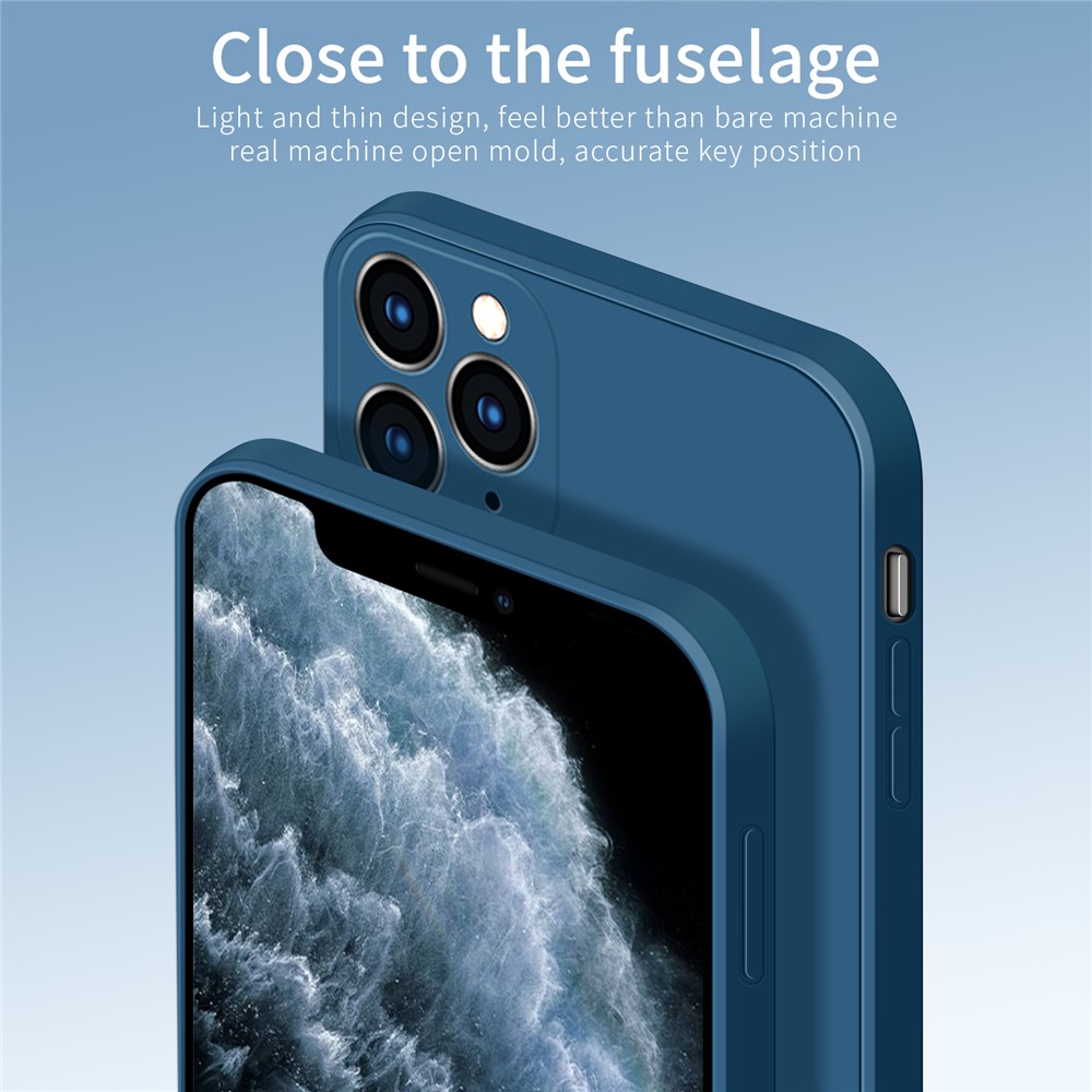 PINWUYO Flexible TPU Silicone Mobile Phone Back Case Cover for iPhone 11 Pro - Blue-6