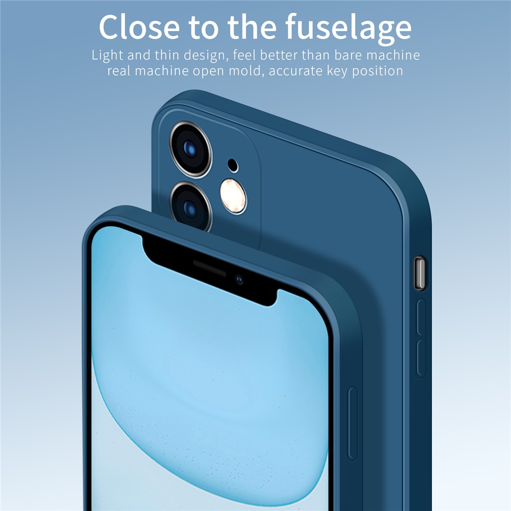 PINWUYO Precise Cut-out Soft Silicone Phone Case Cover for iPhone 11 - Blue-6