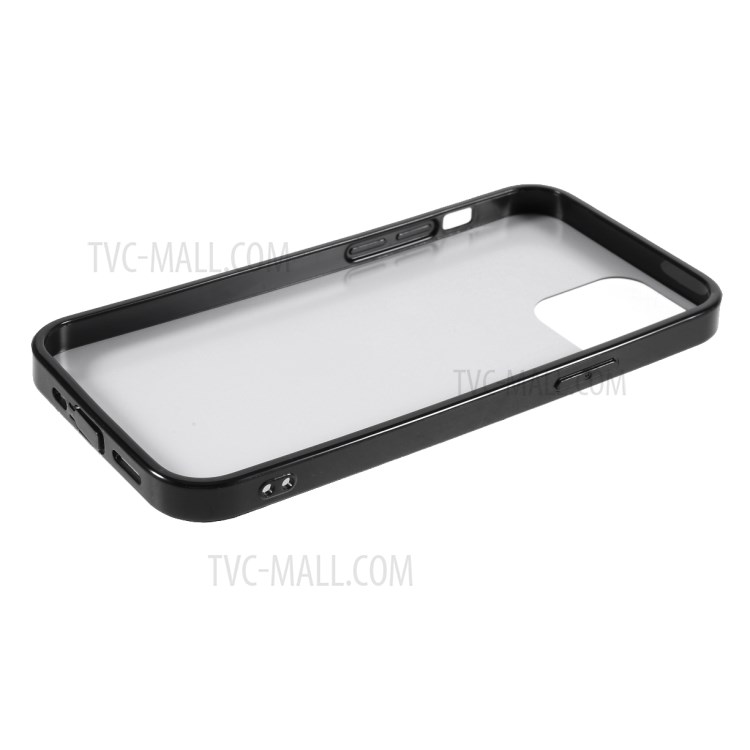 Well-Protected Mirror Effect PC Back Panel + TPU Edges Protective Case for iPhone 12 Pro Max 6.7 inch-7