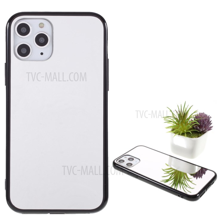 Mirror Effect PC Back Panel + TPU Edges Protective Case for iPhone 11 Pro Max 6.5 inch-1