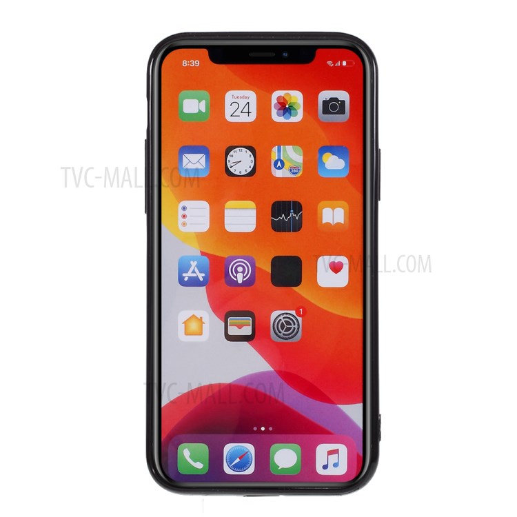 Mirror Effect PC Back Panel + TPU Edges Protective Case for iPhone 11 Pro Max 6.5 inch-3