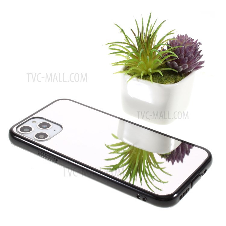 Mirror Effect PC Back Panel + TPU Edges Protective Case for iPhone 11 Pro Max 6.5 inch-4