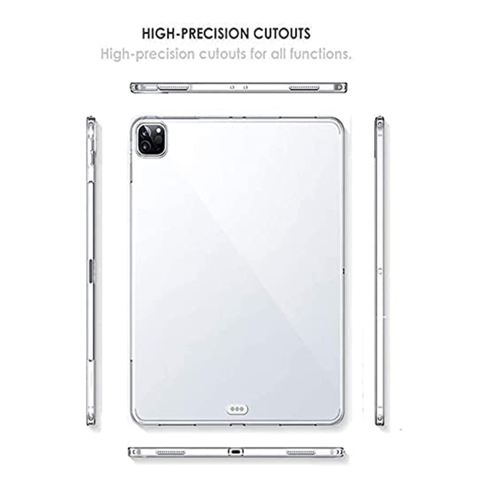 Transparent Soft TPU Protective Phone Back Case Shell for iPad Pro 12.9-inch (2021)-5