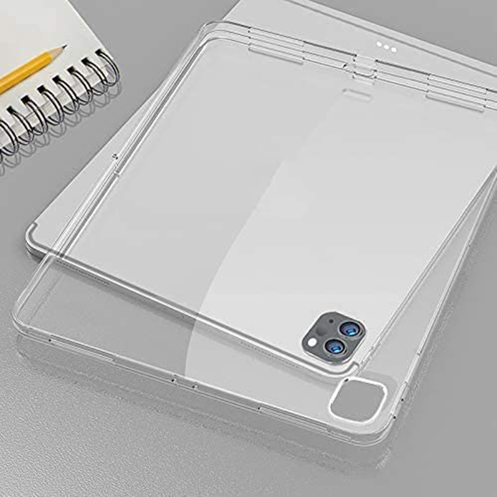 Transparent Soft TPU Protective Phone Back Case Shell for iPad Pro 12.9-inch (2021)-6