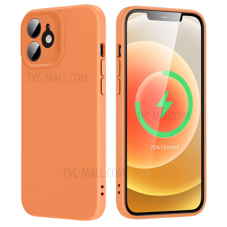 ESR Soft Cloud Case with MagSafe Liquid Silicone Rubber Case Reinforced Drop Protection for iPhone 12 6.1 inch - Bright Yellow-2