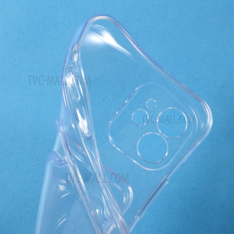 Card Slot Design Transparent Flexible TPU Phone Case Protector for iPhone 12 6.1 inch-9