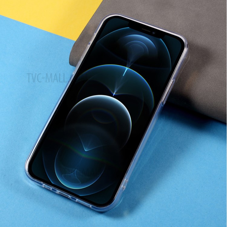 Soft TPU Card Slot Design Phone Case Cover Protector for iPhone 12 Pro Max 6.7 inch-4