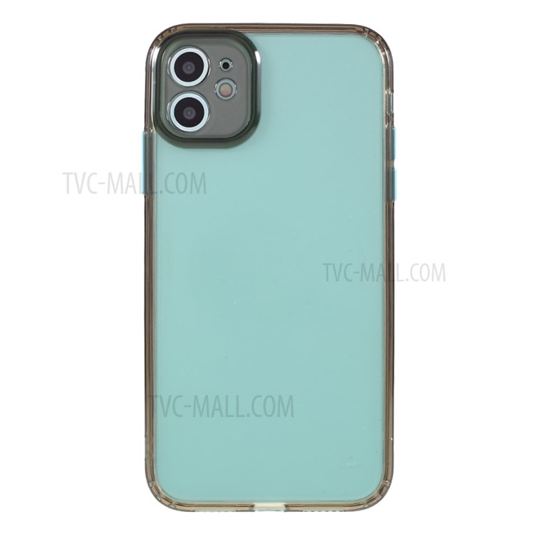 Precise Cutout Anti-Fall Acrylic + TPU Hybrid Case Phone Cover for iPhone 11 6.1 inch - Black-2