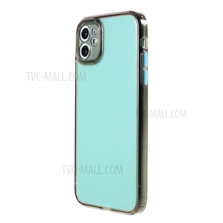 Precise Cutout Anti-Fall Acrylic + TPU Hybrid Case Phone Cover for iPhone 11 6.1 inch - Black-3