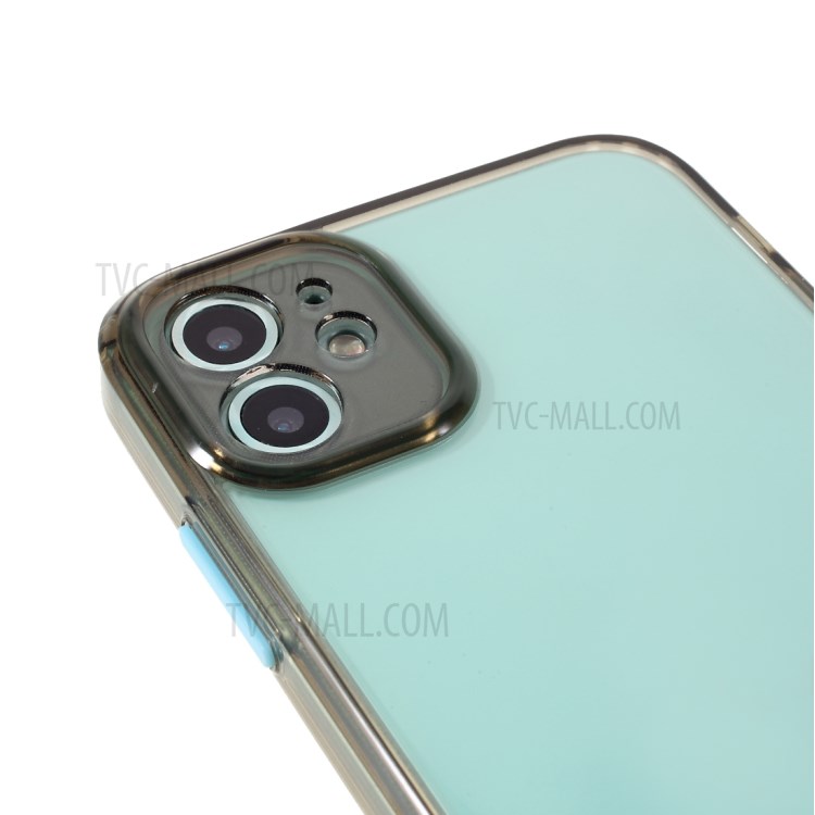 Precise Cutout Anti-Fall Acrylic + TPU Hybrid Case Phone Cover for iPhone 11 6.1 inch - Black-6