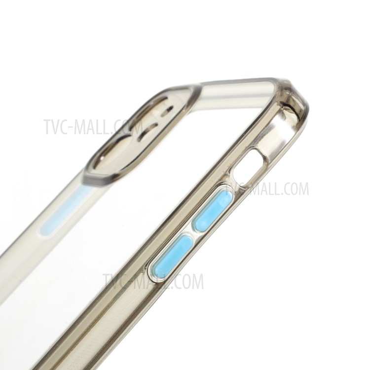 Precise Cutout Anti-Fall Acrylic + TPU Hybrid Case Phone Cover for iPhone 11 6.1 inch - Black-8