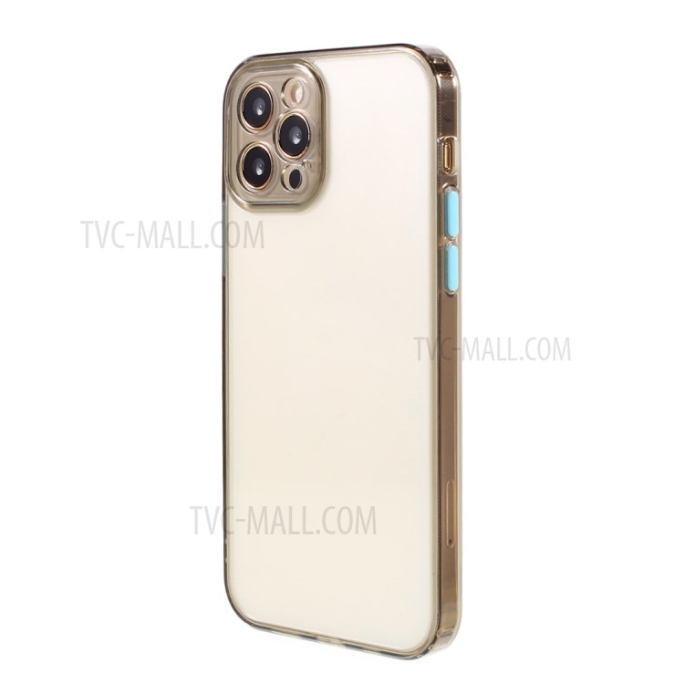 Acrylic + TPU Hybrid Case Shockproof Phone Cover Shell for iPhone 12 Pro 6.1 inch - Black-3
