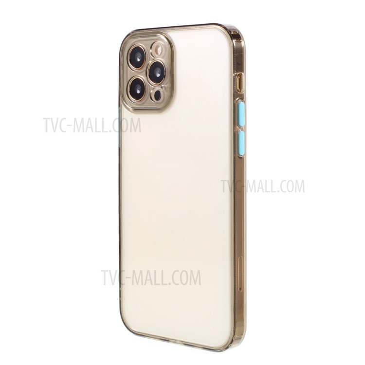 Anti Scratch Precise Cutout Soft TPU + Acrylic Hybrid Phone Case for iPhone 12 Pro Max 6.7 inch - Black-3