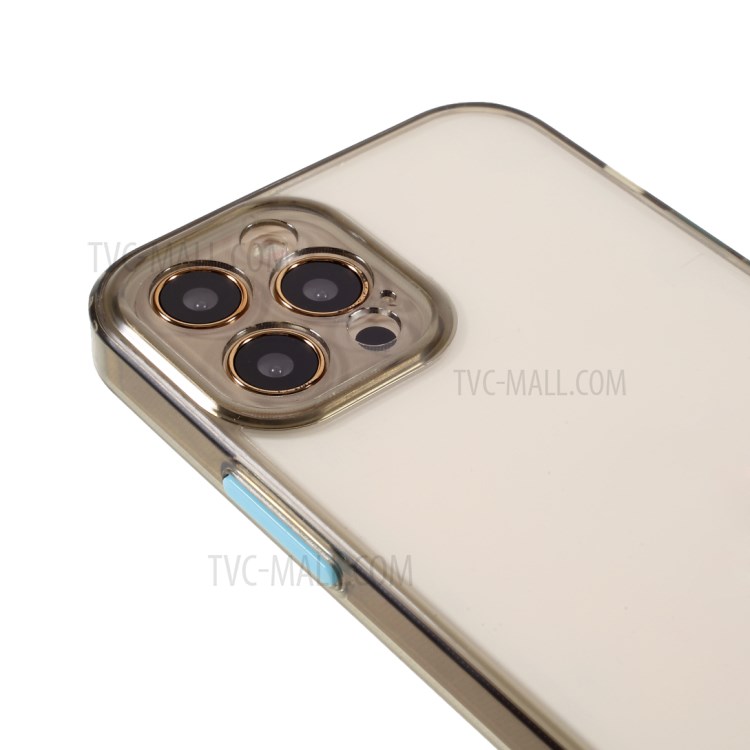 Anti Scratch Precise Cutout Soft TPU + Acrylic Hybrid Phone Case for iPhone 12 Pro Max 6.7 inch - Black-6