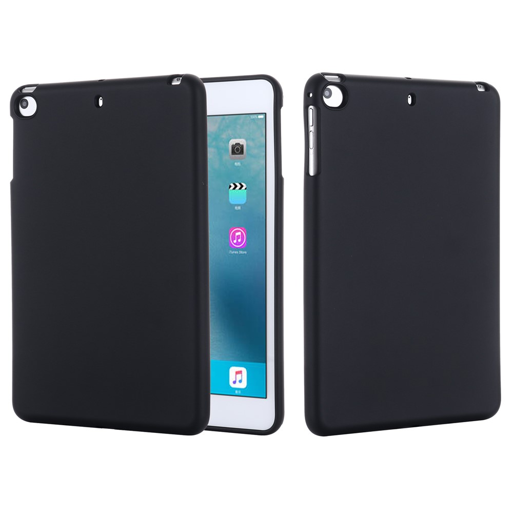 Liquid Silicone Soft Tablet Case Protective Shell for iPad mini (2019) 7.9 inch/4/3/2/1 - Black-3