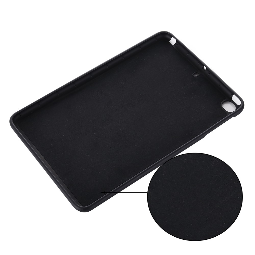 Liquid Silicone Soft Tablet Case Protective Shell for iPad mini (2019) 7.9 inch/4/3/2/1 - Black-6