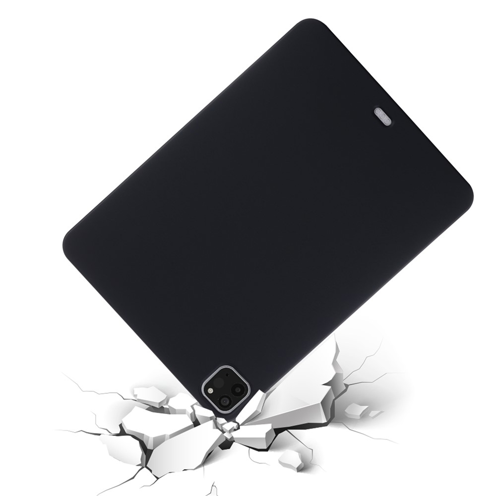 Solid Color Liquid Silicone Tablet Case Cover for iPad Pro 11-inch (2021)/(2020)/(2018) - Black-4