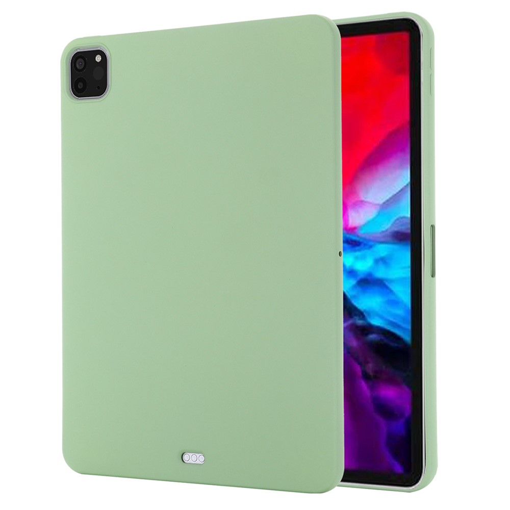 Solid Color Liquid Silicone Tablet Case Cover for iPad Pro 11-inch (2022) /  (2020) / (2018) - Green
