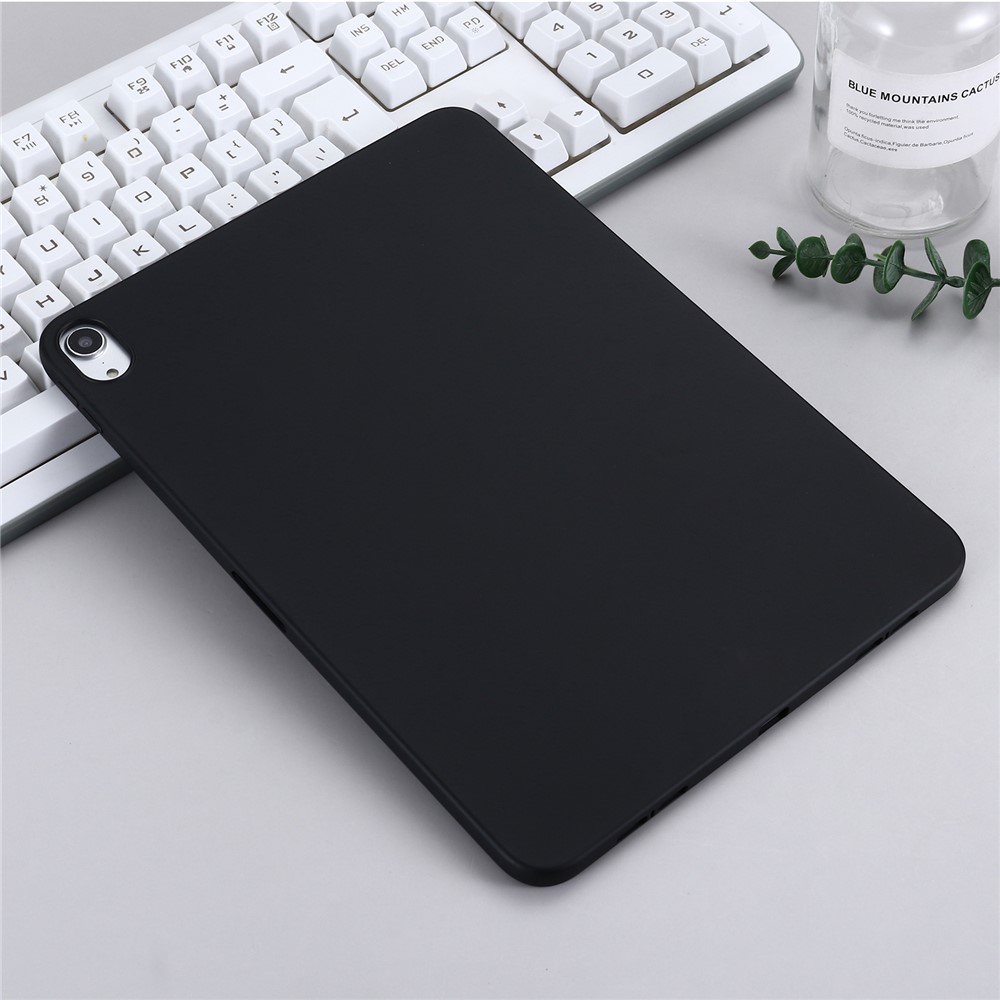 Liquid Silicone Smart Tablet Cover Shell for iPad Air (2020) - Black-10