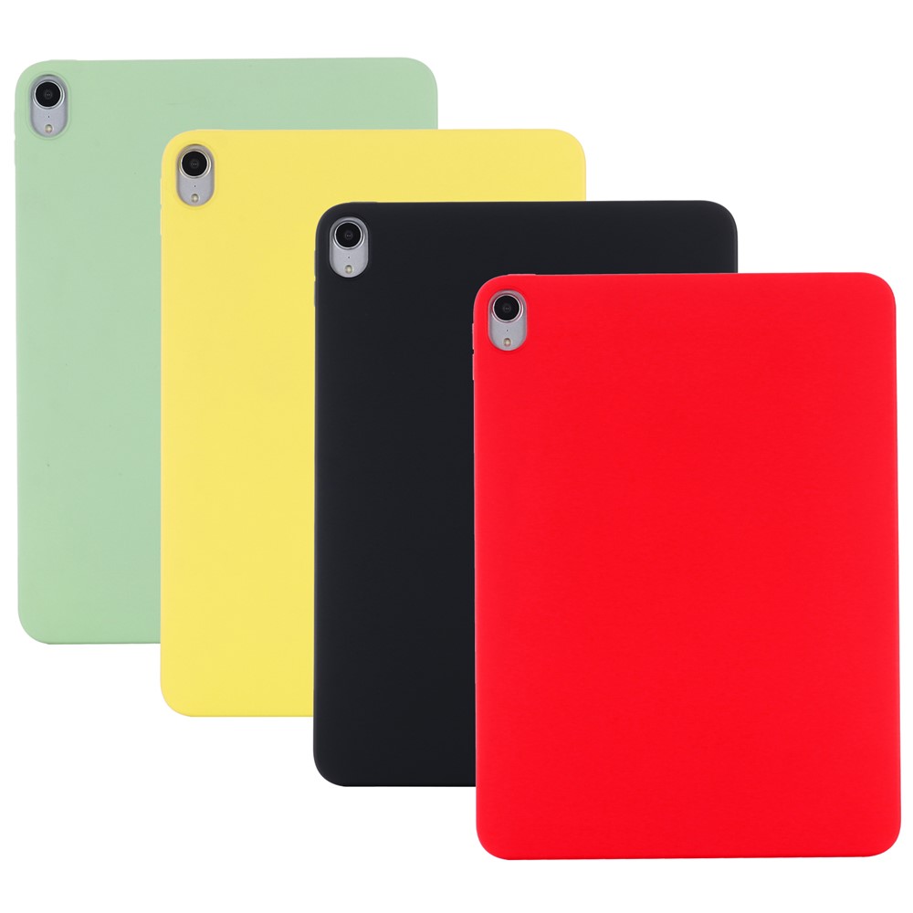 Liquid Silicone Smart Tablet Cover Shell for iPad Air (2020) - Black-11