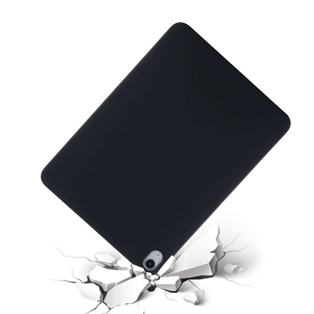 Liquid Silicone Smart Tablet Cover Shell for iPad Air (2020) - Black-4