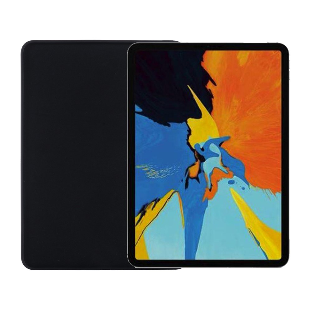 Liquid Silicone Smart Tablet Cover Shell for iPad Air (2020) - Black-5
