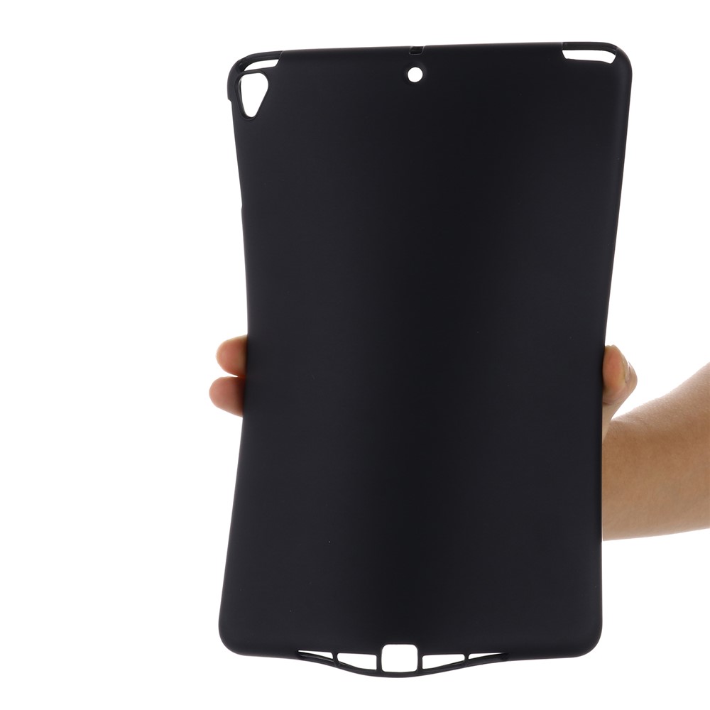 Full Body Slim Soft Liquid Silicone Shockproof Protective Case for iPad 9.7-inch (2018) / (2017) / iPad 5 / iPad 6 - Black-8