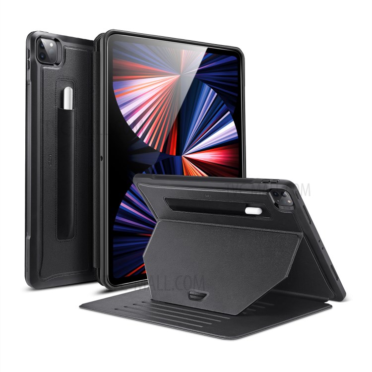 ESR Sentry Multi-angle Stand Rugged Protection Case with Pen Slot for iPad Pro 12.9-inch (2021) - Black-1