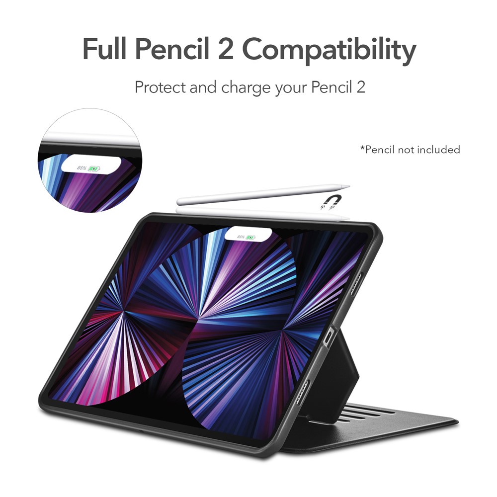 ESR Sentry Rugged Protection Multi-angle Stand Case with Pen Slot for iPad Pro 11-inch (2021) - Black-4