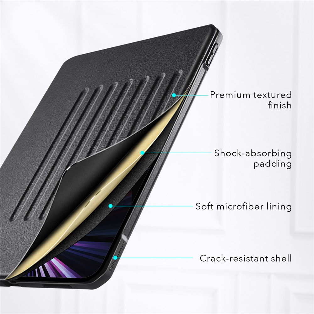 ESR Sentry Rugged Protection Multi-angle Stand Case with Pen Slot for iPad Pro 11-inch (2021) - Black-6