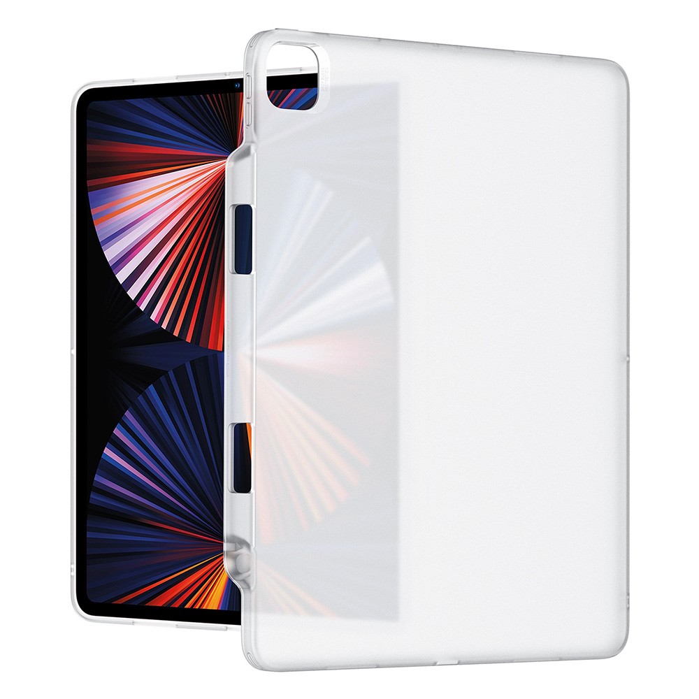 ESR Project Zero Seires Drop-Absorption TPU Bumper Frame Cover Case with Pen Slot for iPad Pro 12.9-inch (2021) - White-10