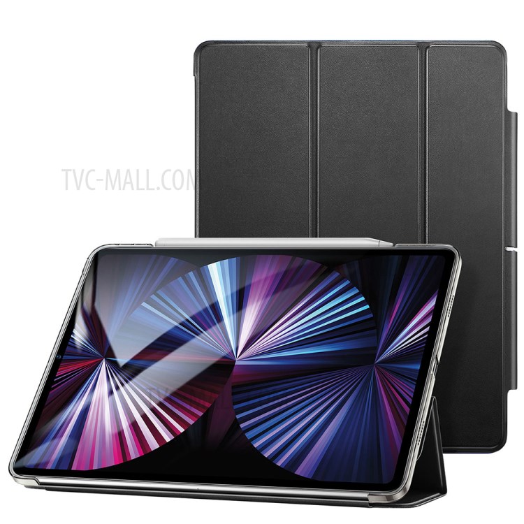 ESR Yippee Series Trifold Lightweight Stand Auto Sleep / Wake Smart Magnetic Cover for iPad Pro 11-inch (2021) - Jelly Black-11