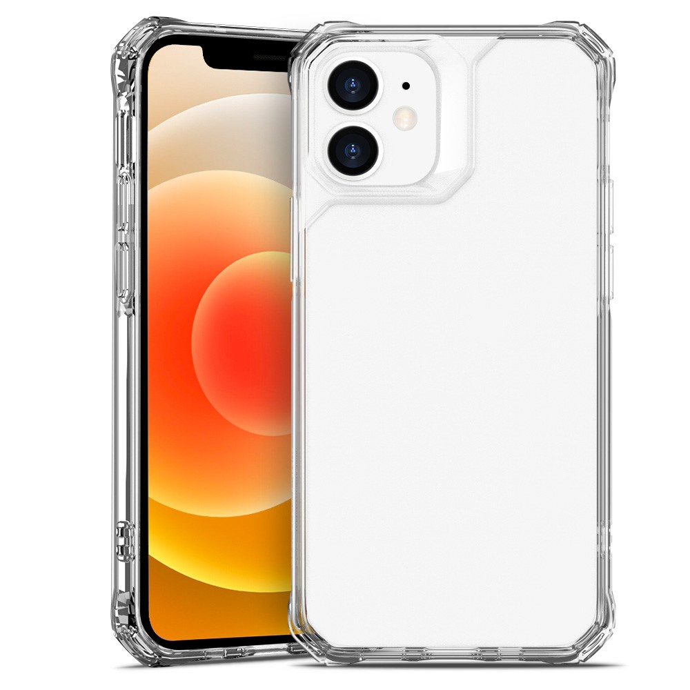 ESR Air Armor Series Clear Case Scratch-Resistant Shock-Absorbent Hard PC Back + Soft TPU Frame Case for iPhone 12 mini 5.4 inch - Clear-1