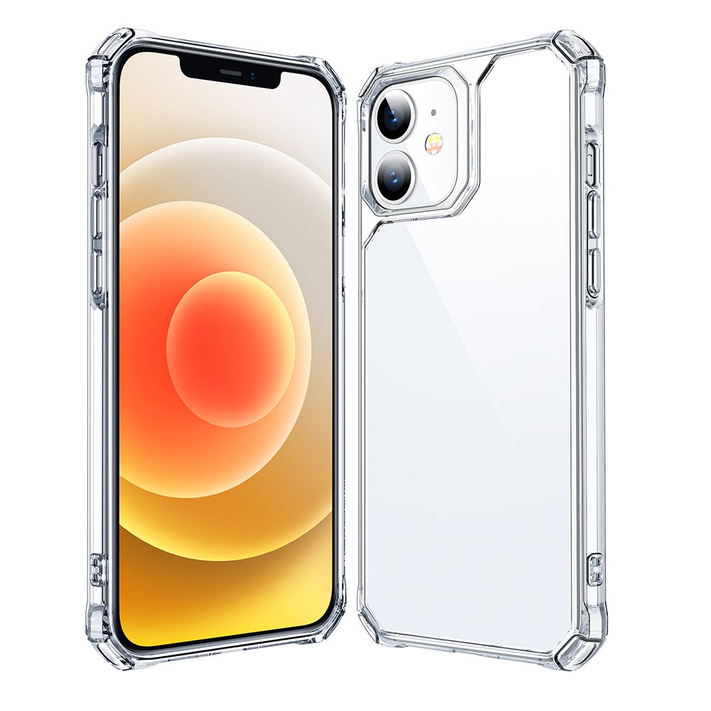 ESR Air Armor Series Clear Case Scratch-Resistant Shock-Absorbent Hard PC Back + Soft TPU Frame Case for iPhone 12 mini 5.4 inch - Clear-10
