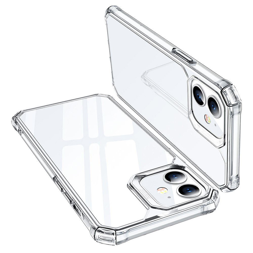ESR Air Armor Series Clear Case Scratch-Resistant Shock-Absorbent Hard PC Back + Soft TPU Frame Case for iPhone 12 mini 5.4 inch - Clear-11