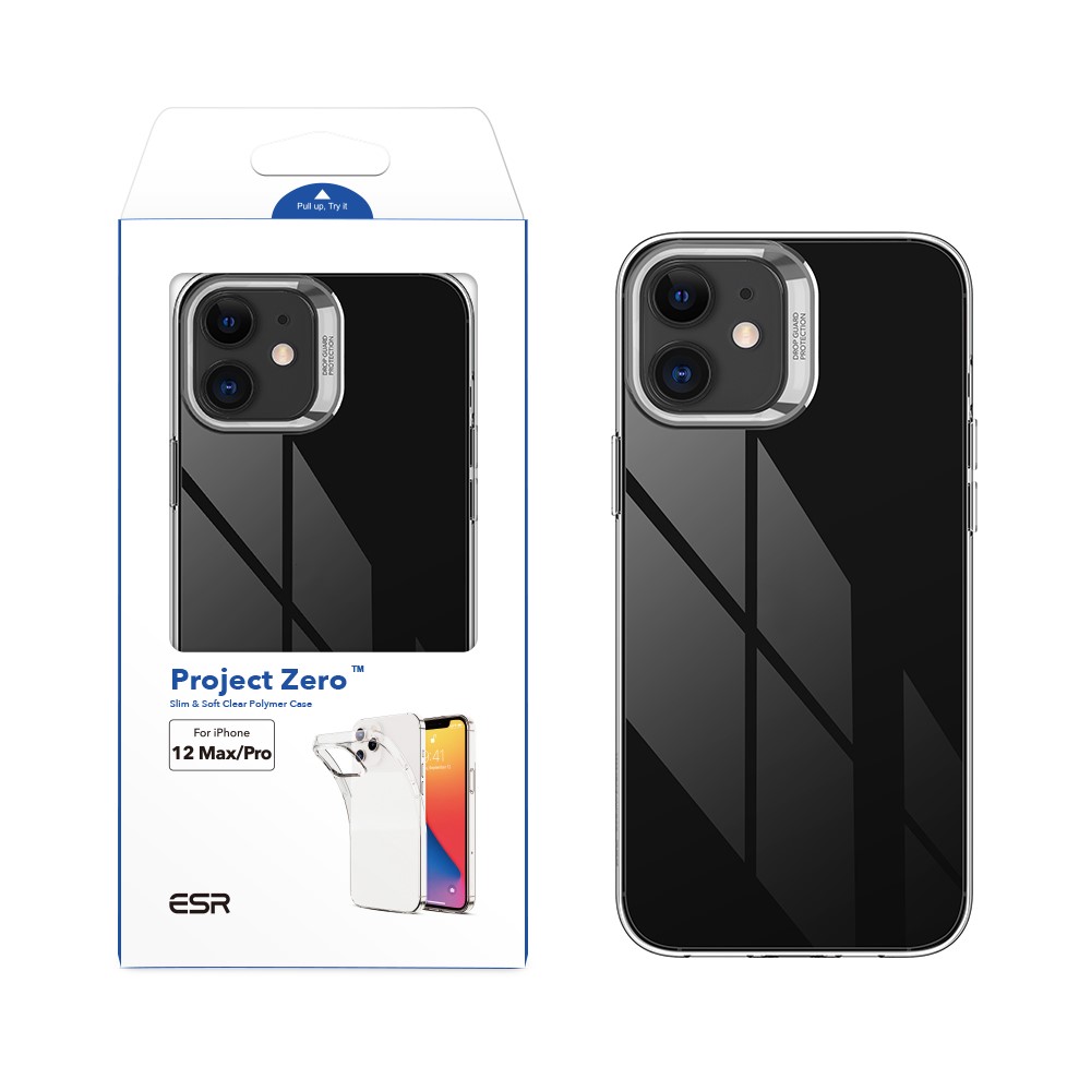 ESR Project Cero Series Choque de Choques TPU Bumper Case Para Iphone 12 Mini 5.4 Pulgadas