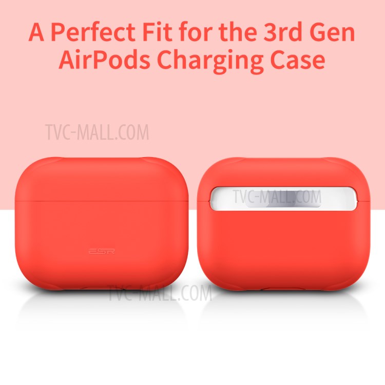 ESR Breeze Plus Series TPU Protective Cover Case for AirPods Pro - Red-6