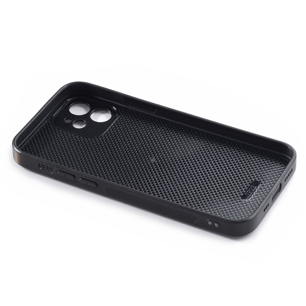 Precise Cut-Out Microfiber Leather Coated TPU Phone Case for iPhone 12 6.1 inch - Brown-8