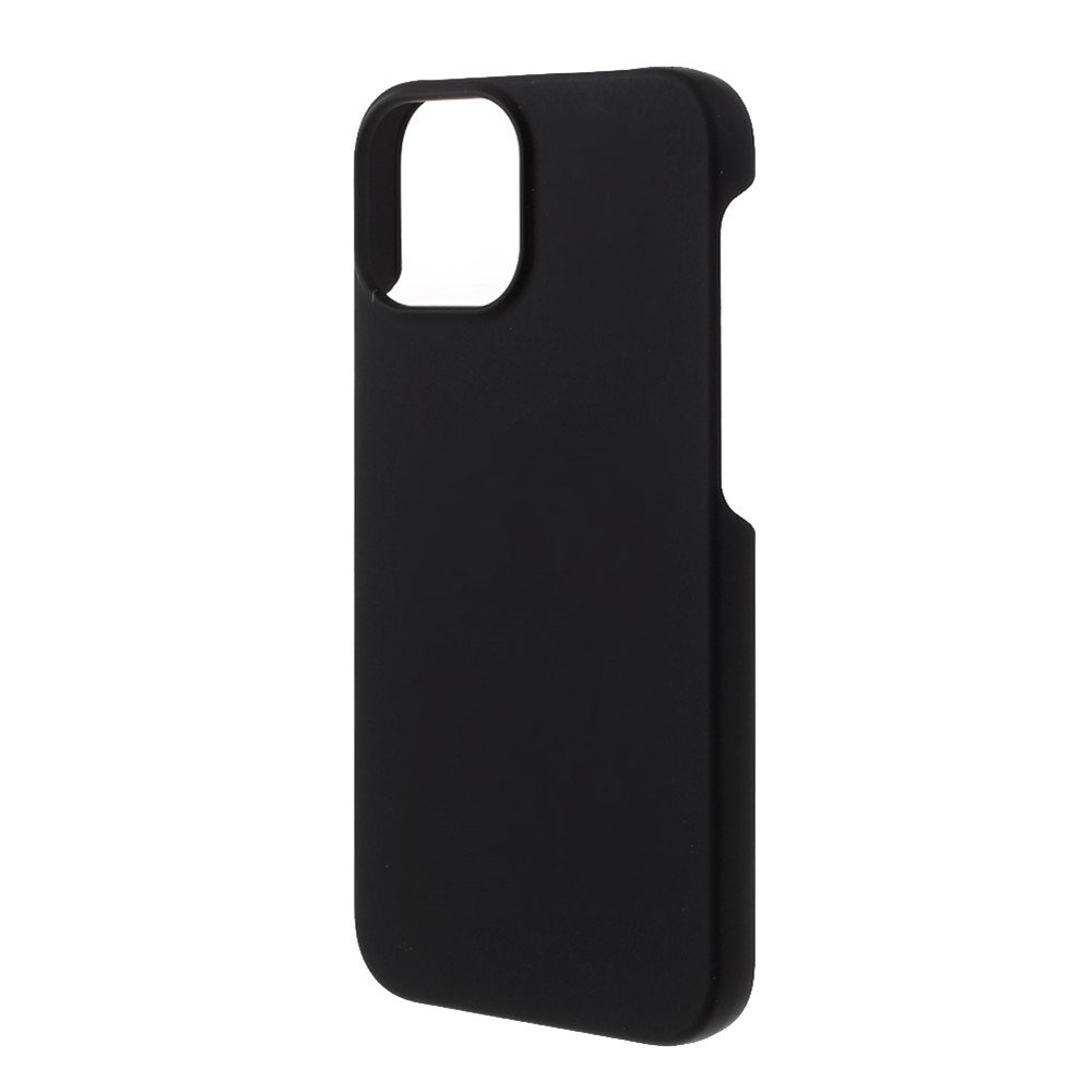 Glossy Rubberized Hard PC Well-Protected Phone Case for iPhone 13 mini 5.4 inch - Black-2