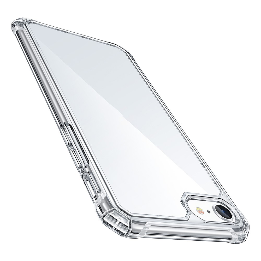 Air Armor Series Scratch-Resistant Hard PC Back + Soft TPU Frame Clear Hybrid Phone Case for iPhone 7/8/SE (2nd Generation) - Transparent-2