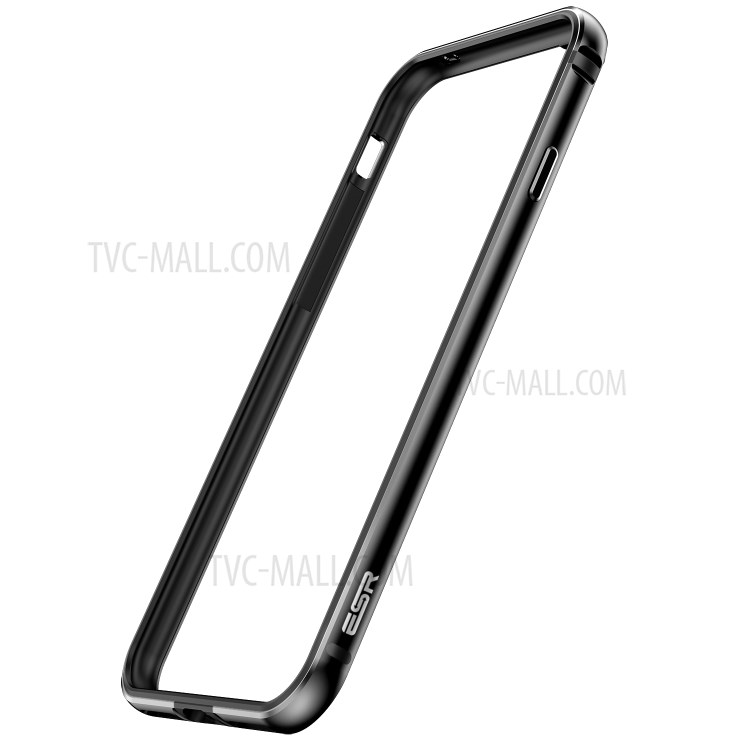 ESR Aluminum Alloy + TPU Phone Frame Bumper Protector Edge Guard for iPhone 7/8/SE (2nd Generation) - Black-11