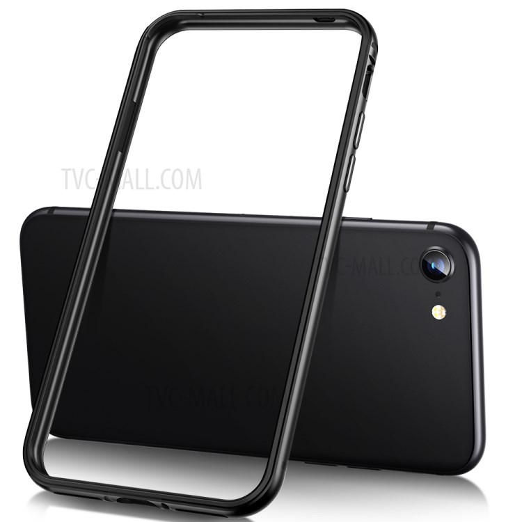 ESR Aluminum Alloy + TPU Phone Frame Bumper Protector Edge Guard for iPhone 7/8/SE (2nd Generation) - Black-2