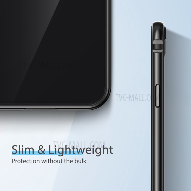ESR Aluminum Alloy + TPU Phone Frame Bumper Protector Edge Guard for iPhone 7/8/SE (2nd Generation) - Black-7