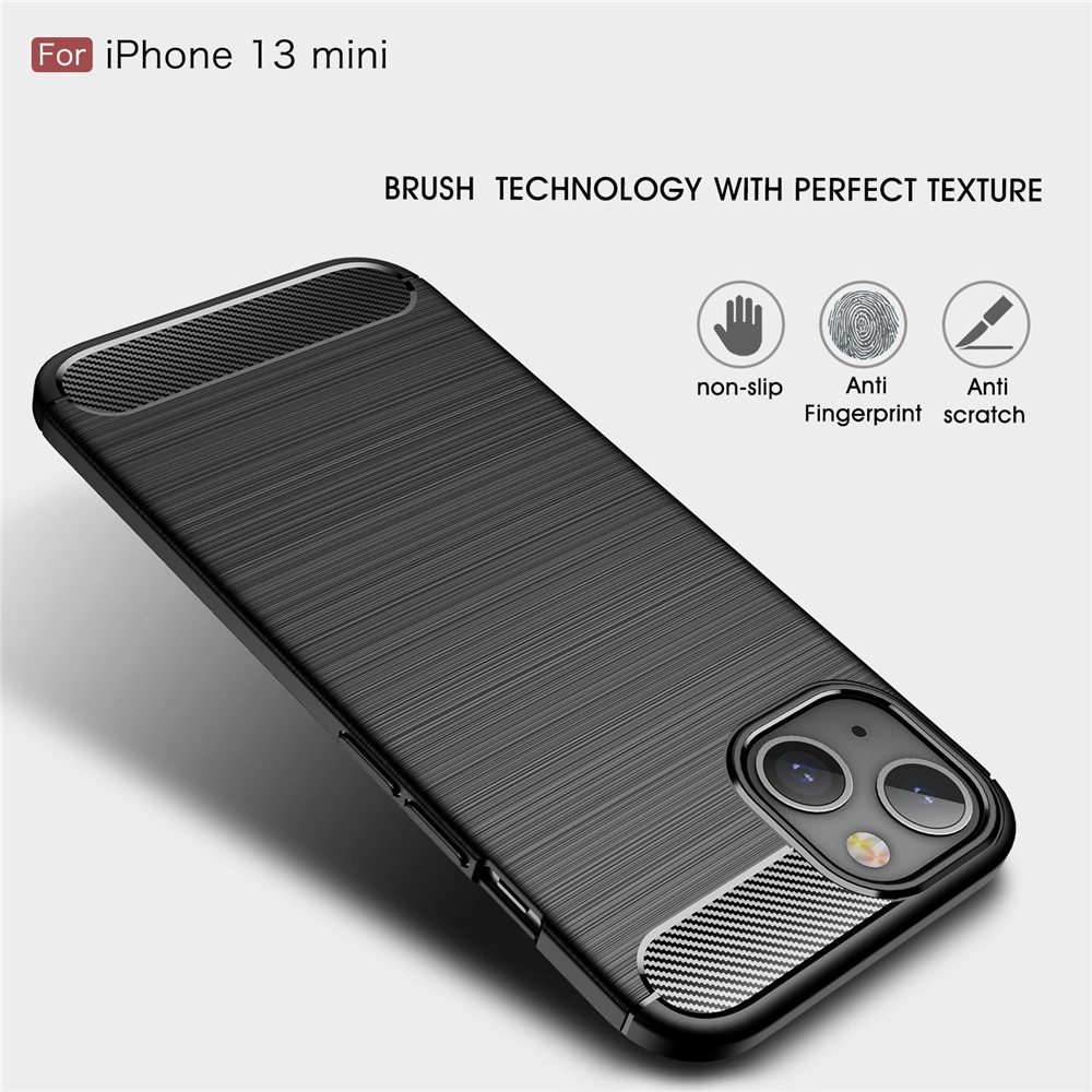 Wholesale TPU Carbon Fiber Texture Brushed Flexible Phone Protective