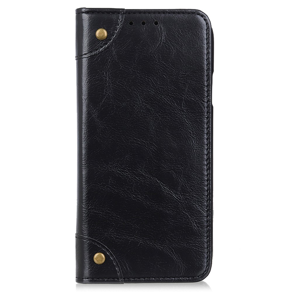 Magnetic Auto-absorbed Wallet Stand Leather Case Shell for iPhone 13 Pro 6.1 inch - Black-2